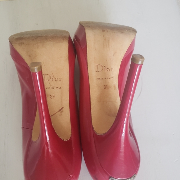Gorgeous Dior Peep toe Pumps size 39 - Picture 8 of 8